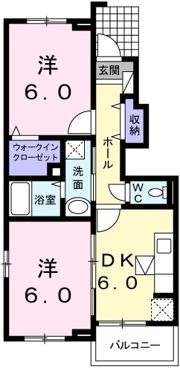 ミストラルⅠの間取り画像