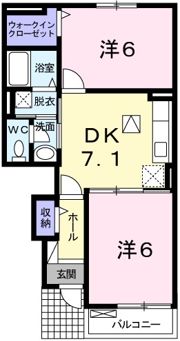 ミストラルⅡの間取り画像