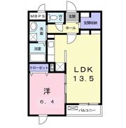 レジデンス斑鳩の間取り画像