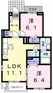 シャンテハウス中根Ⅱの間取り画像