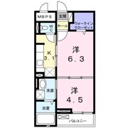 エリザベスの間取り画像