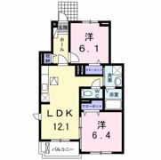 アンソレイエの間取り画像