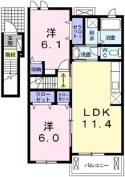 エテルノ・アロッジオ弐番館の間取り画像