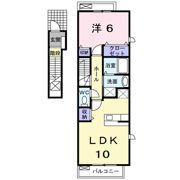 ボンジュルネⅡの間取り画像