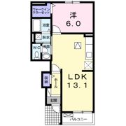 ウエスト ヴィラの間取り画像