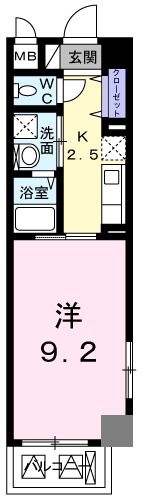 フローラ人丸の間取り画像