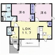 パルティール Ⅰの間取り画像