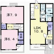 フロ－ラ Bの間取り画像