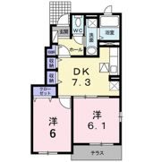 アルカンシェルBの間取り画像