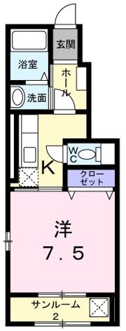 グレースフルⅠの間取り画像