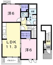 カレント Aの間取り画像