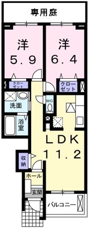 プリムローズの間取り画像