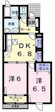 タウロス ヴィラの間取り画像