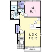 フォレストBの間取り画像