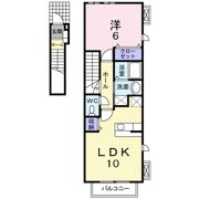 Casa Ruhe．S・W Ⅱの間取り画像