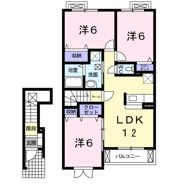 コートフリージアBの間取り画像