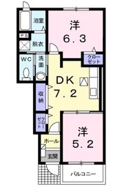 ミルト・ヴィラⅡの間取り画像