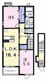 フェリーチェ Ⅱの間取り画像