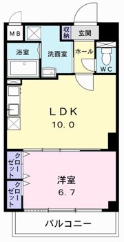 プレ・アビタシオン春日部Ⅲの間取り画像