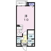 ウエストメゾンBの間取り画像