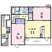 プラシード パラッツォの間取り画像