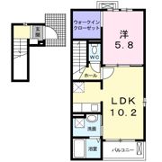 ティアラⅠの間取り画像