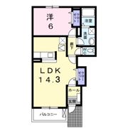 ティアラⅡの間取り画像