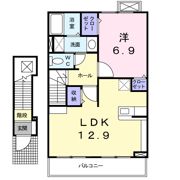 エクセルシオール水走の間取り画像
