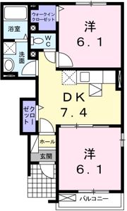 パストラルS C棟の間取り画像