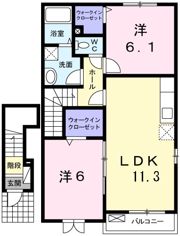 パストラルS C棟の間取り画像