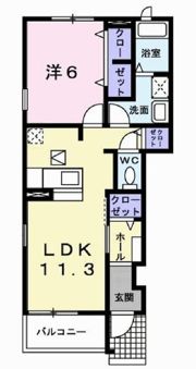 パピヨンの間取り画像