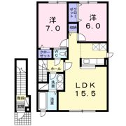 パークサイドBの間取り画像