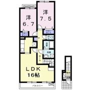 グランソレイユの間取り画像