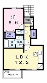 アンソレイユの間取り画像
