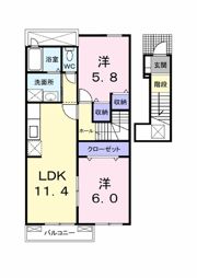 ヴァンベールの間取り画像