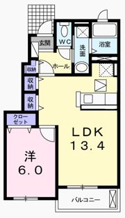 フォレストヒルズBの間取り画像