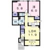 アンファミーユⅢの間取り画像