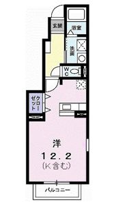 ラフレシールの間取り画像