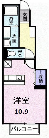 ジェルメSAKAIEASTの間取り画像