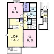 La Mere 真伝の間取り画像