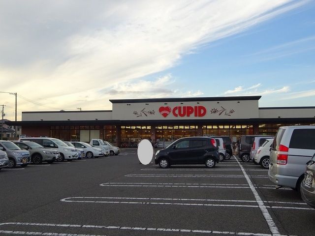 近くのキューピット かめだ三條岡店まで850m（徒歩11分）