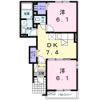 メゾンドリシュBの間取り画像