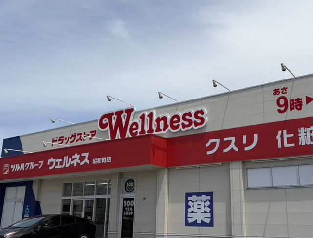 近くのウェルネス 昭和町店まで850m(徒歩11分)