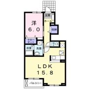 クローバー三城Aの間取り画像