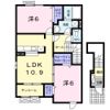 クレメントⅠの間取り画像