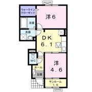 アイリス αの間取り画像