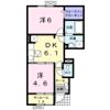 アイリス αの間取り画像
