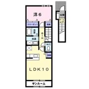 アイリス βの間取り画像