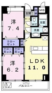 プレシオール小幡の間取り画像