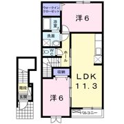 パティオ Ⅱの間取り画像